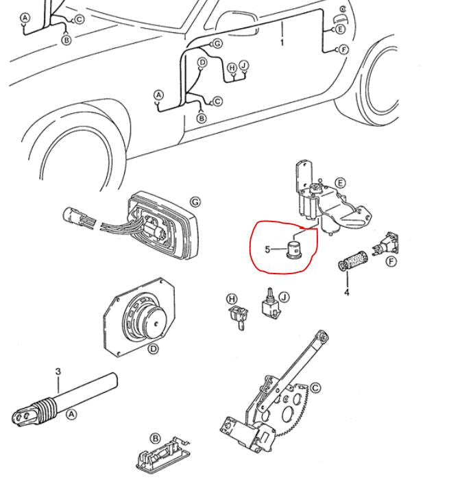 4-pins Stekkertje 928 944 968 911 - 928-944parts