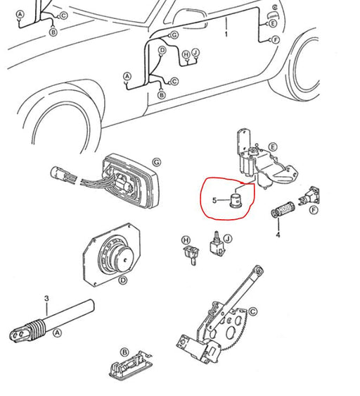 4-pins Stekkertje 928 944 968 911 - 928-944parts