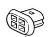 4-pins Stekkertje 928 944 968 911 - 928-944parts