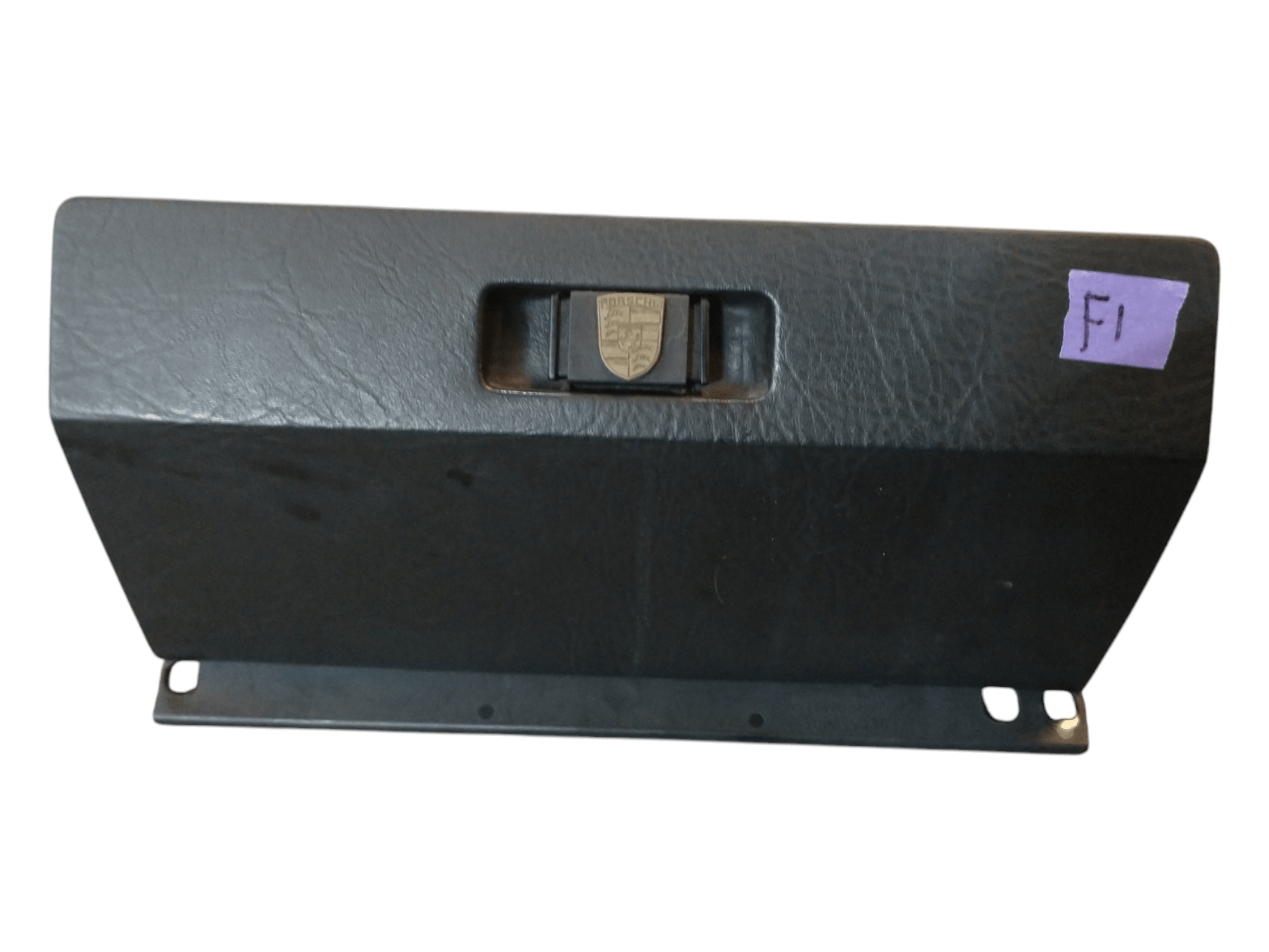 924/944 Glove box lid with Porsche logo grey - 928-944parts