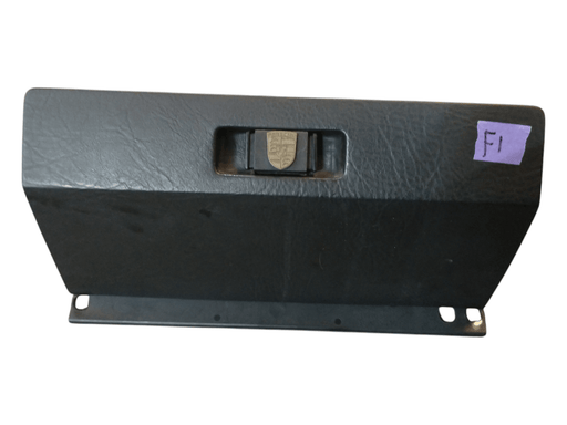 924/944 Glove box lid with Porsche logo grey - 928-944parts