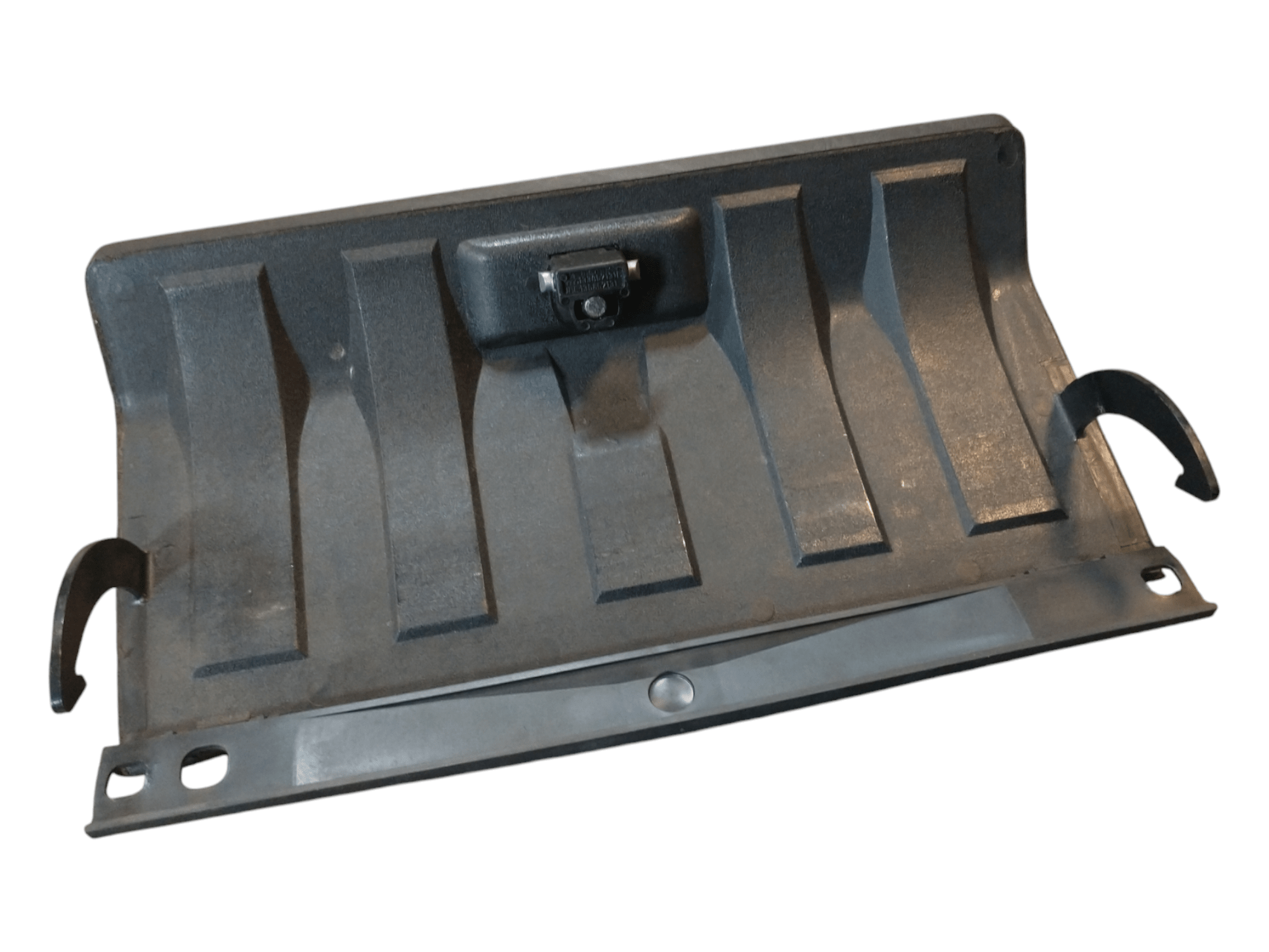 924/944 Glove box lid with Porsche logo grey - 928-944parts