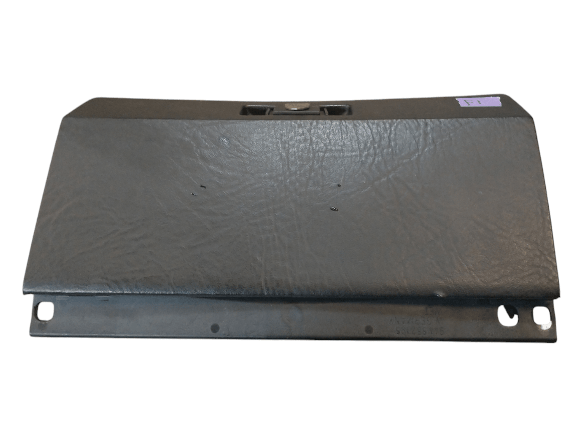 924/944 Glove box lid with Porsche logo grey - 928-944parts