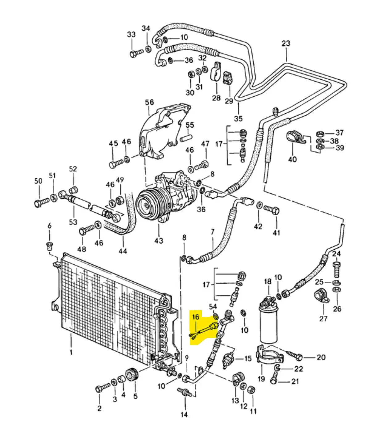 928/944 temperatuursensor airco - 928-944parts
