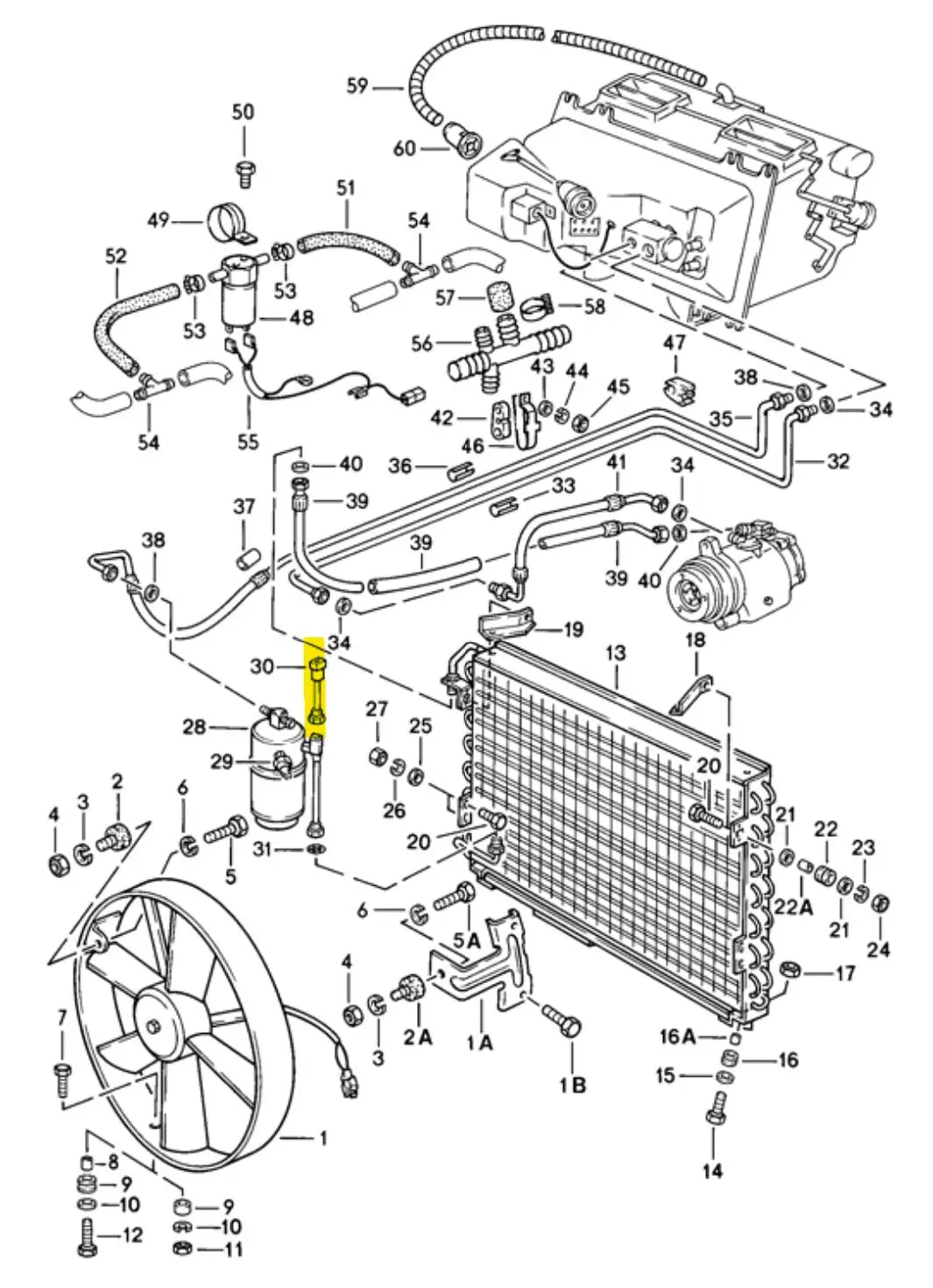 928/944 temperatuursensor airco - 928-944parts