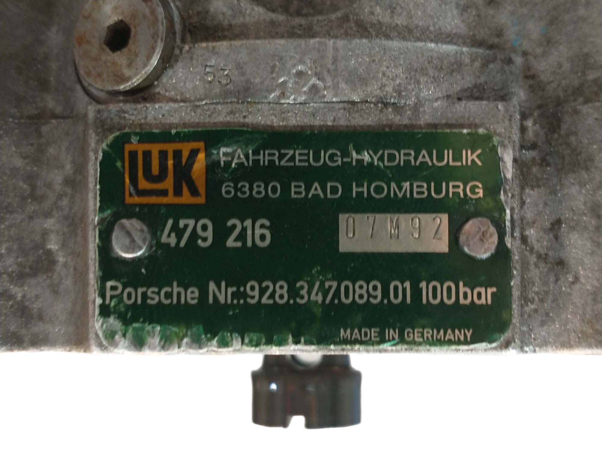 .1 928 GTS Oliepomp pakkingen set 928-944parts