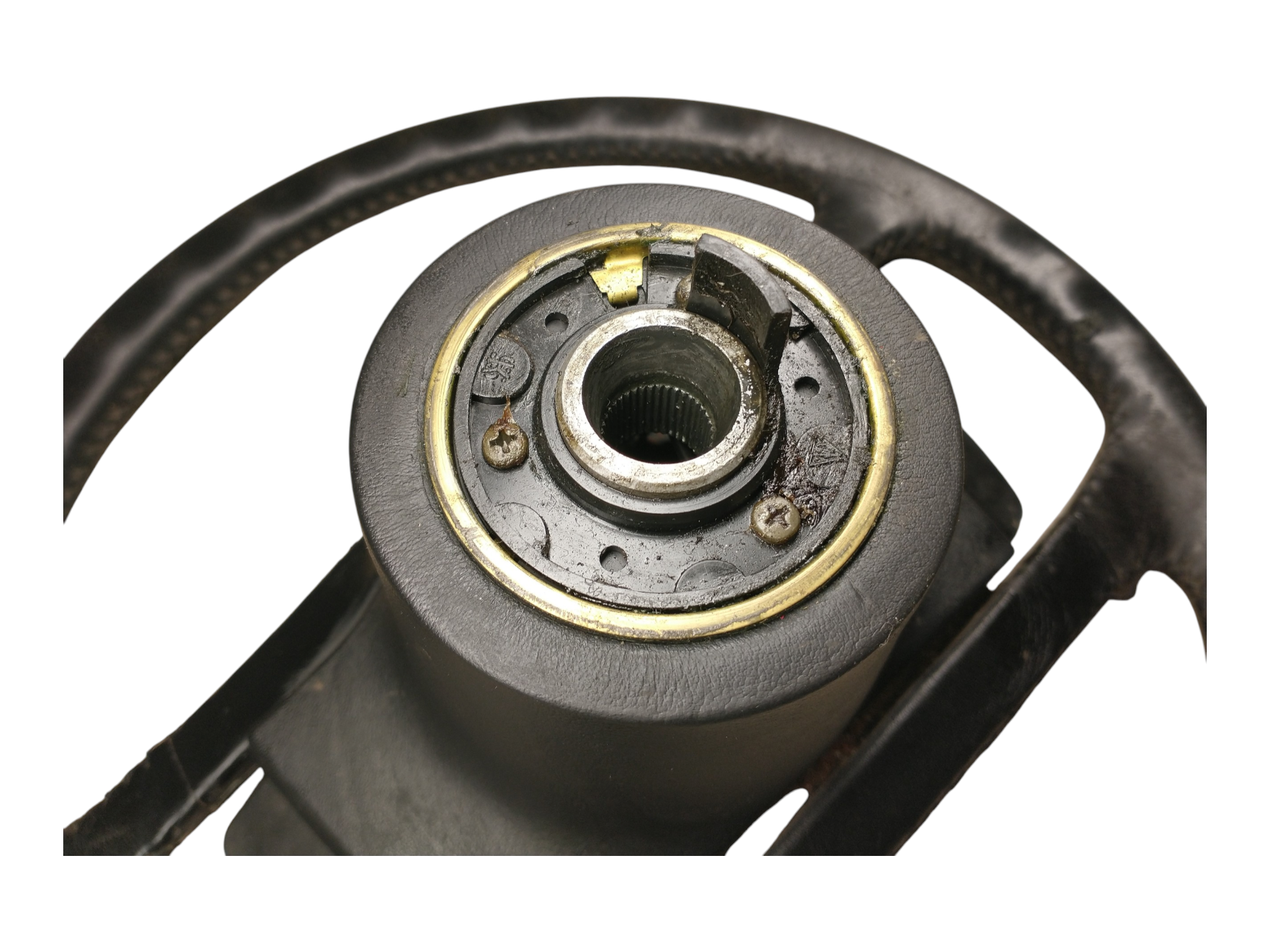 Porsche 924/944 stuur - leer - zwart - 4-spaaks 928-944parts
