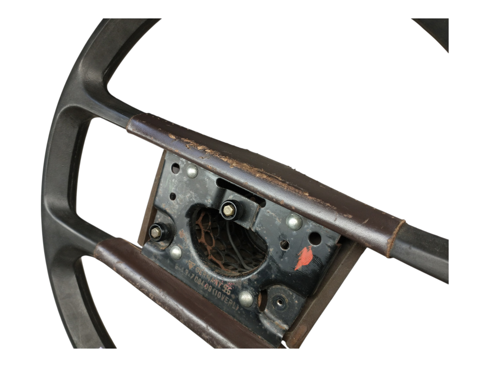 Porsche 944 Stuur zonder leer 4 spaaks bruin 928-944parts