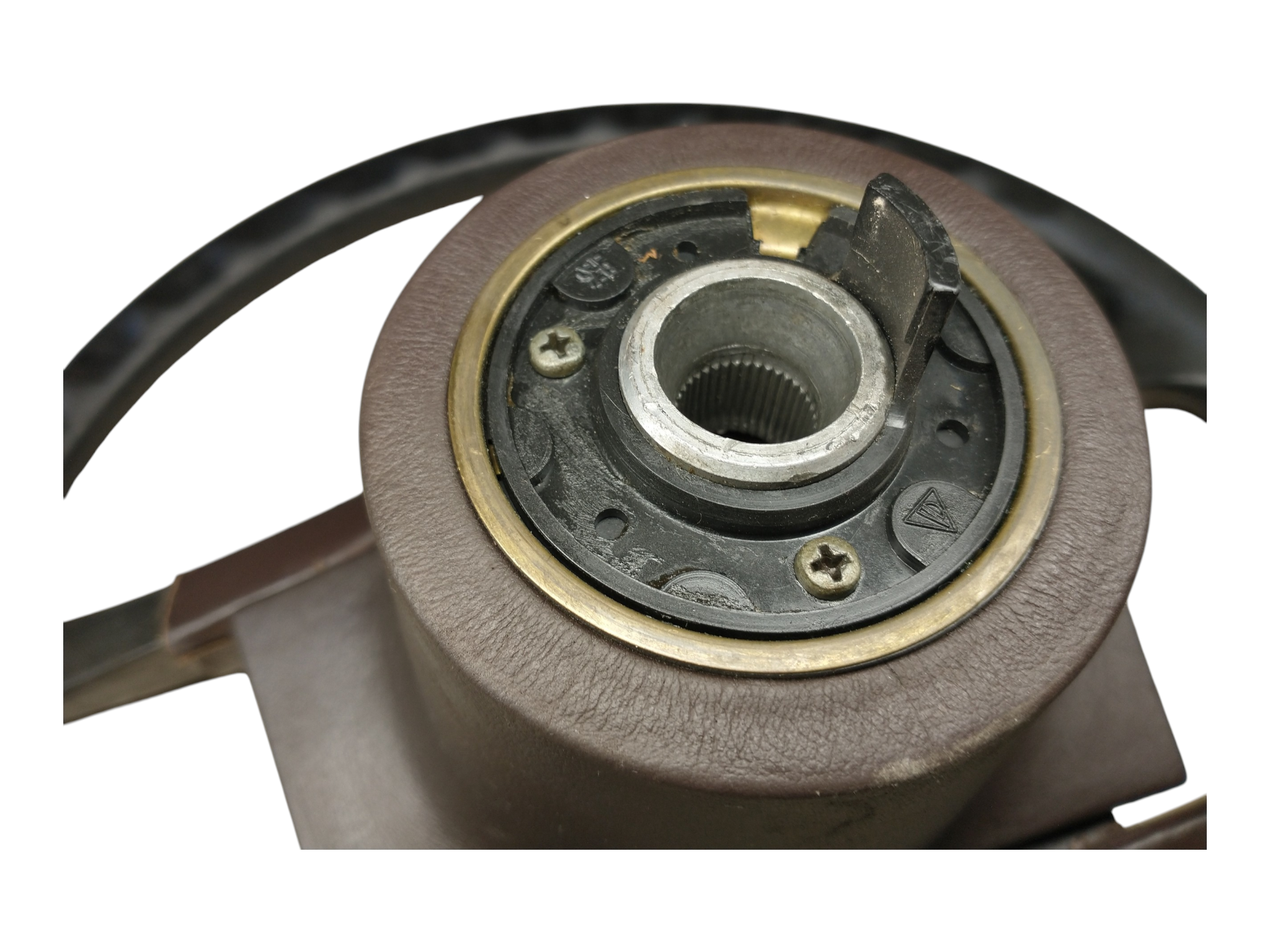 Porsche 944 Stuur zonder leer 4 spaaks bruin 928-944parts