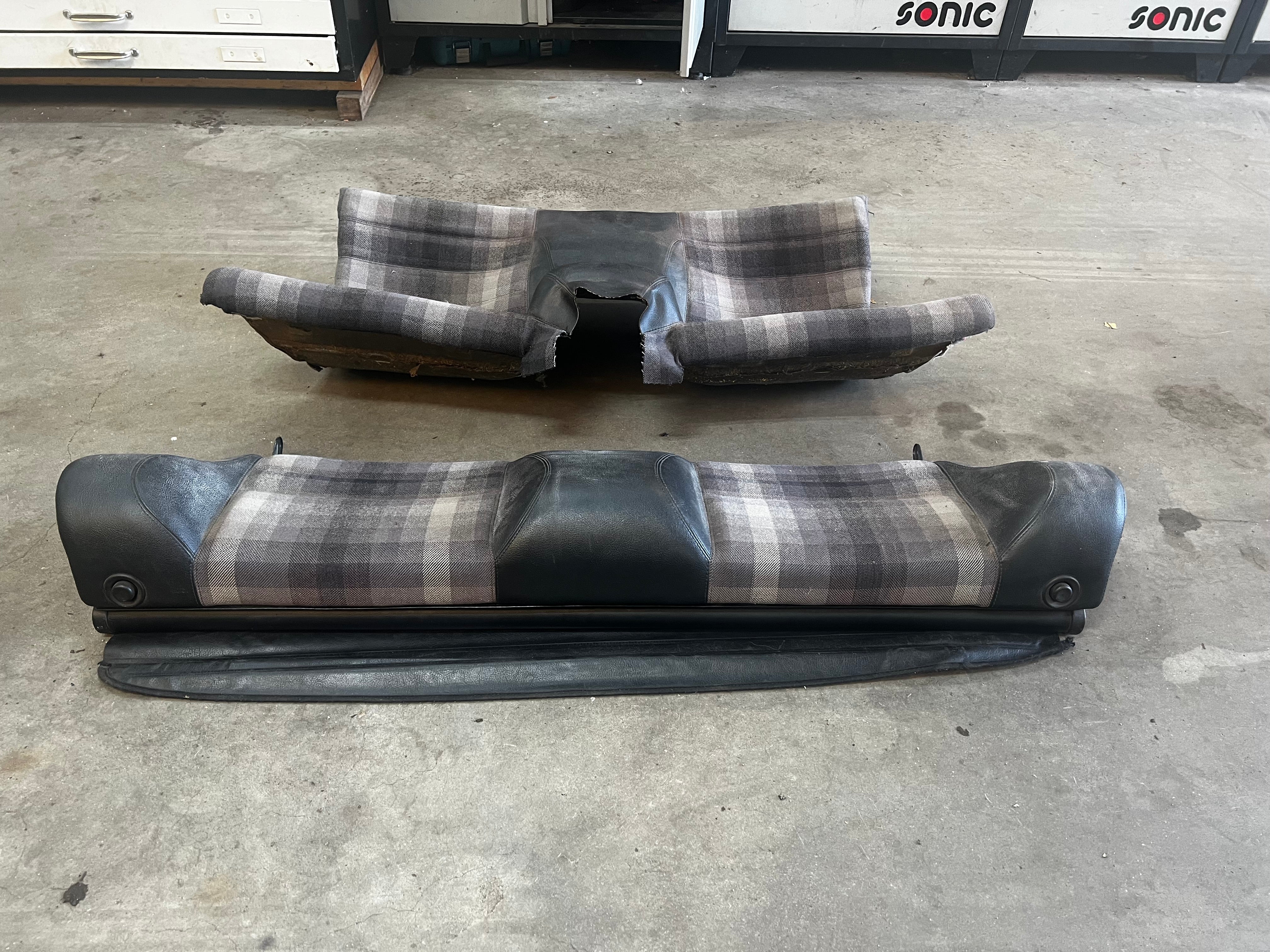 Porsche 928 Stoelen set elektrisch met achterbank 928-944parts