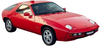 Roter Porsche 928