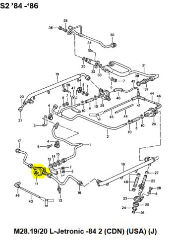 928 Pulsatiedemper S(USA) S2, S3, S4 voorzijde NEW! 928-944parts
