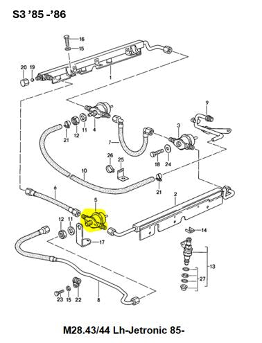 928 Pulsatiedemper S(USA) S2, S3, S4 voorzijde NEW! 928-944parts