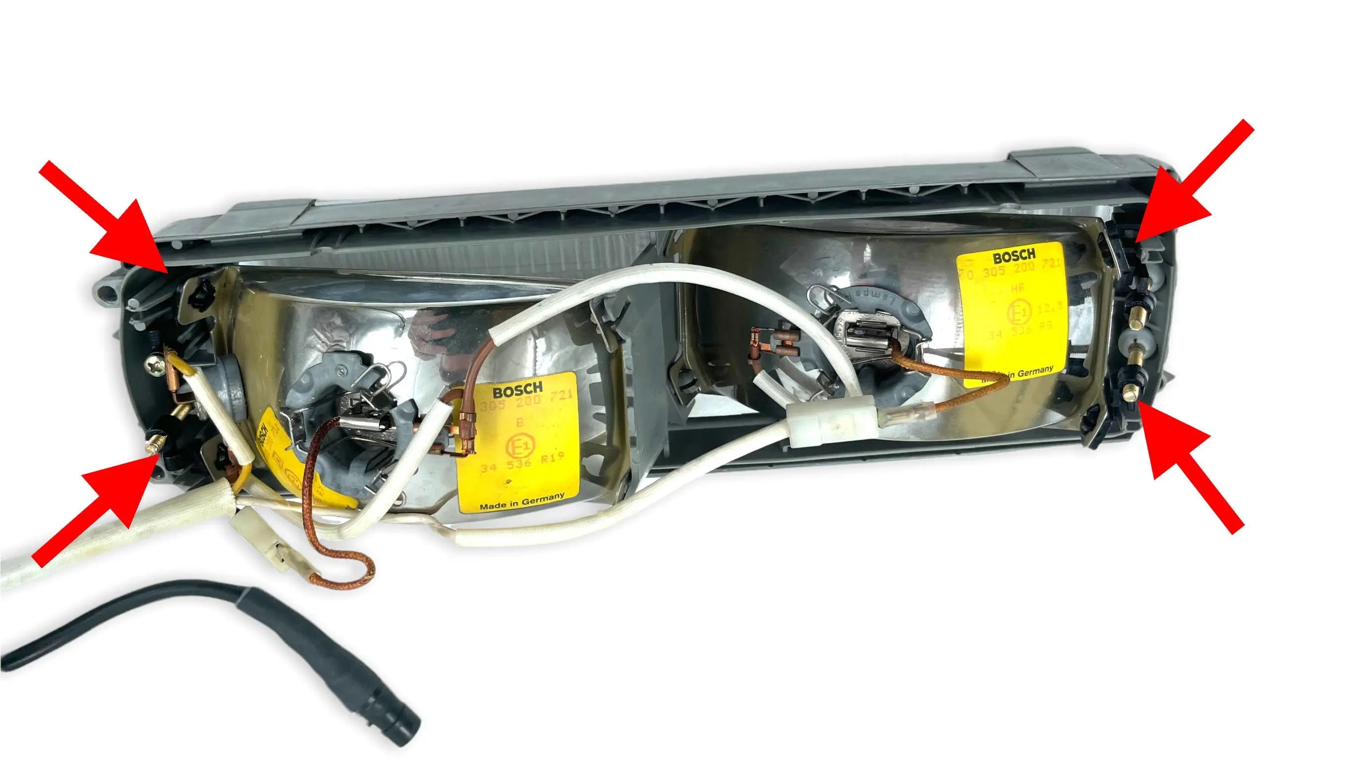 Porsche 944/928 - mistlamp afstel actuatoren set 928-944parts