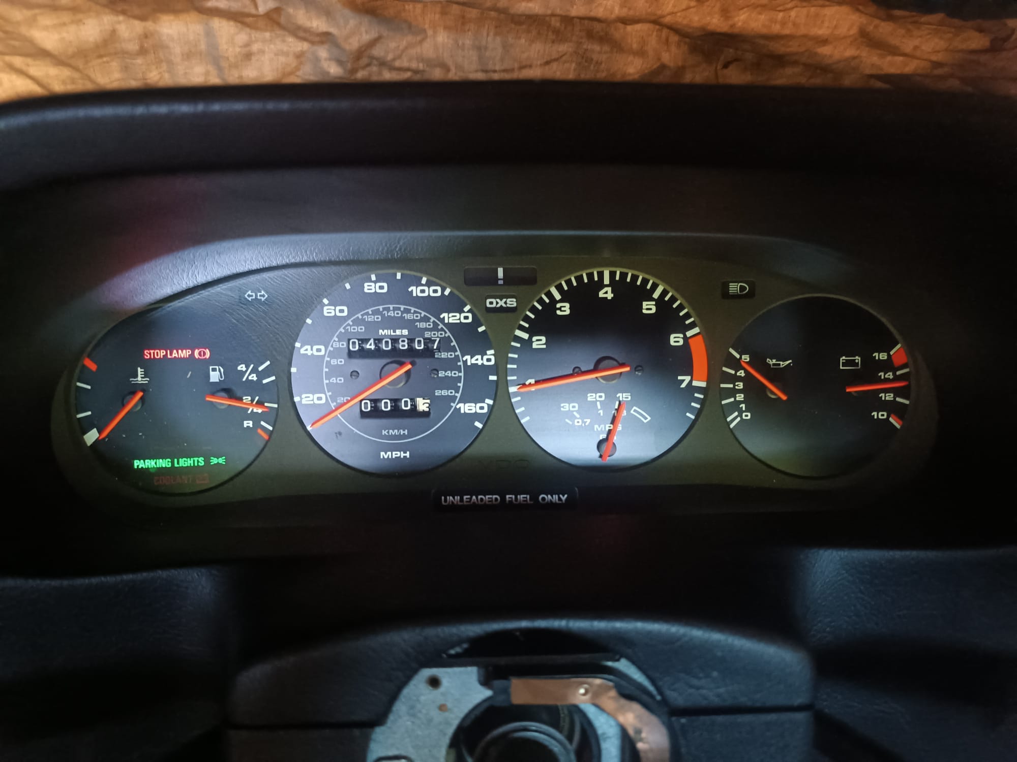 928 Dashboard  electric circuit  82-84  14 pole 928-944parts