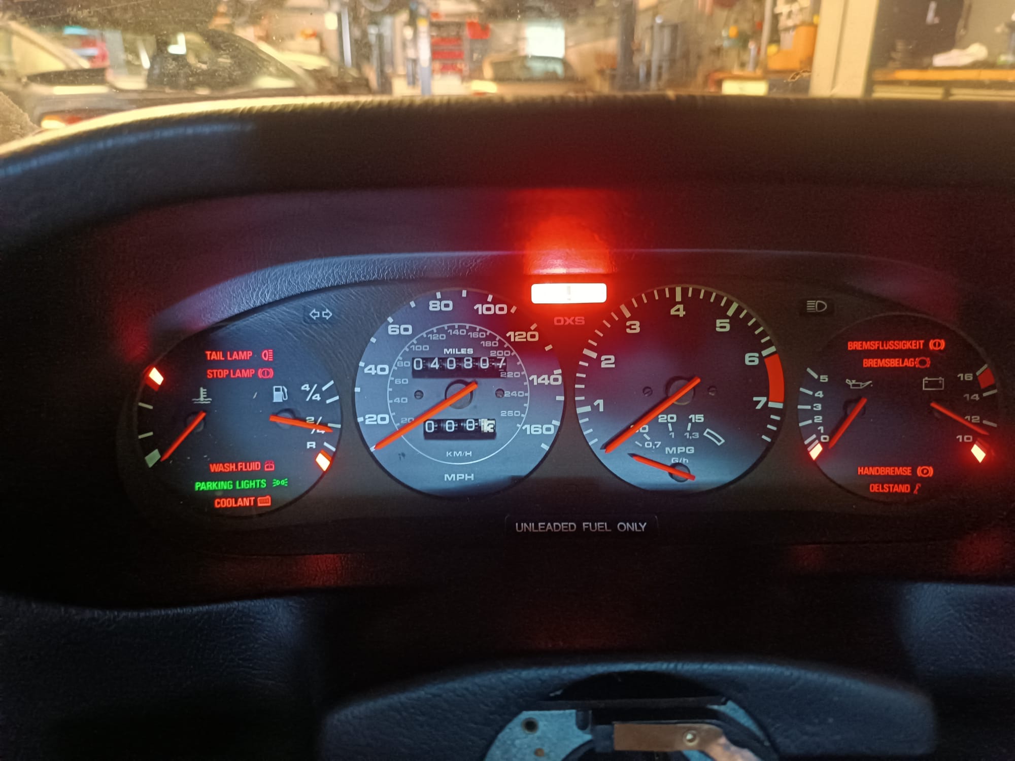 928 Dashboard  electric circuit  82-84  14 pole 928-944parts