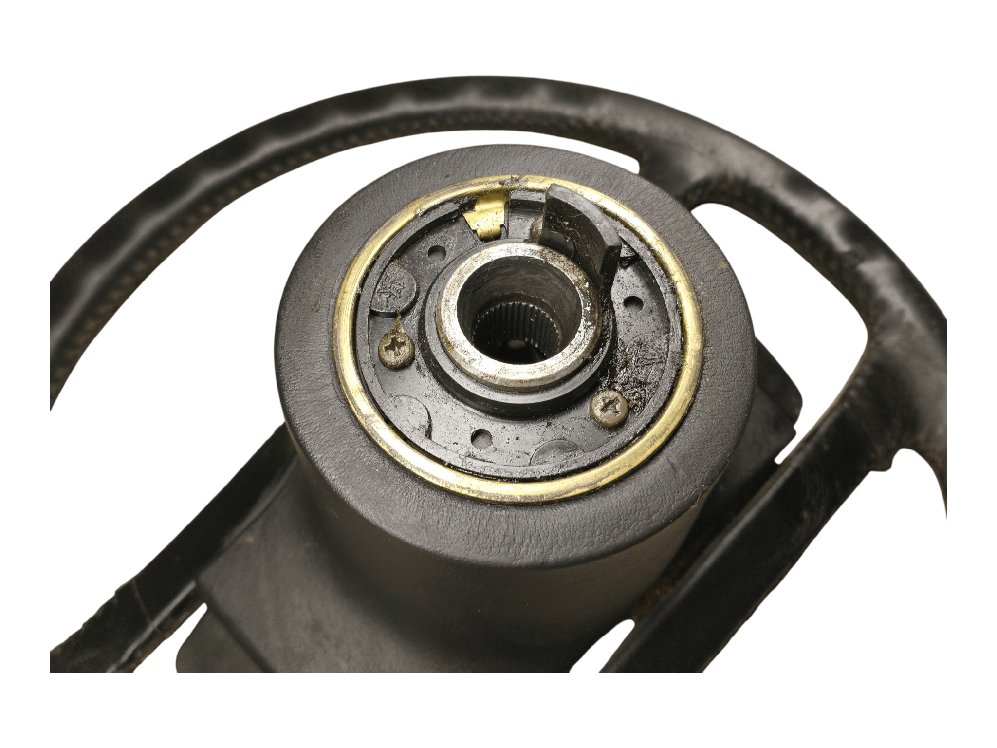 Porsche 924/944 Leren stuur 4 spaaks zwart - 928-944parts