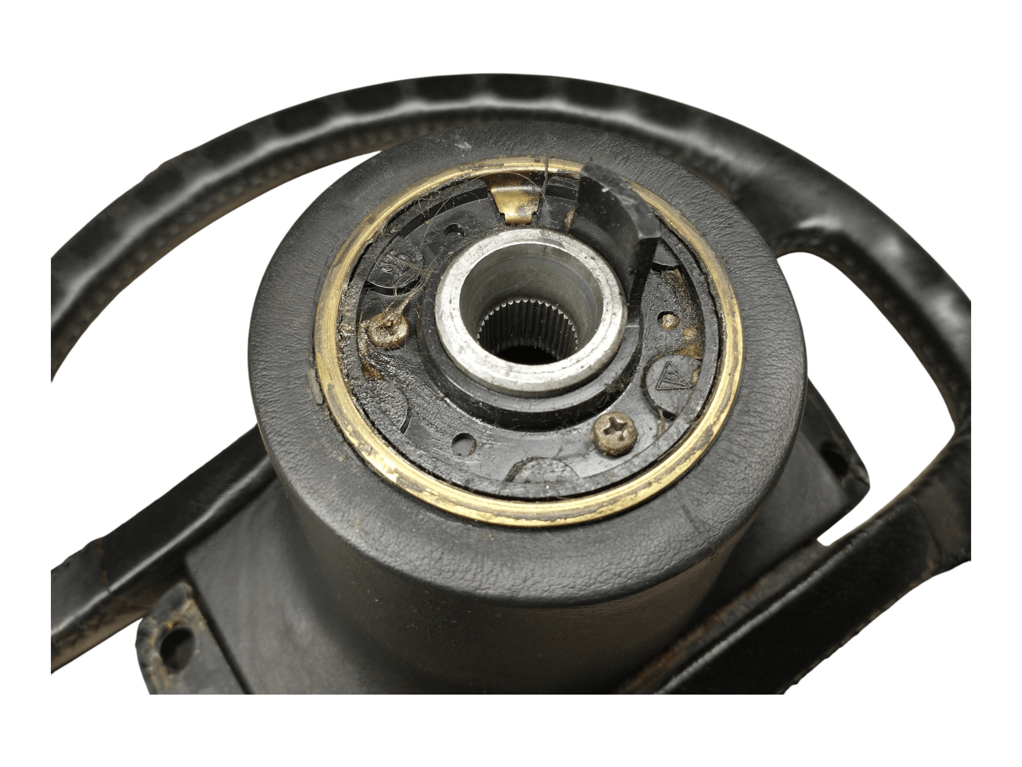 Porsche 924/944 stuur - leer - zwart - 4-spaaks - 928-944parts