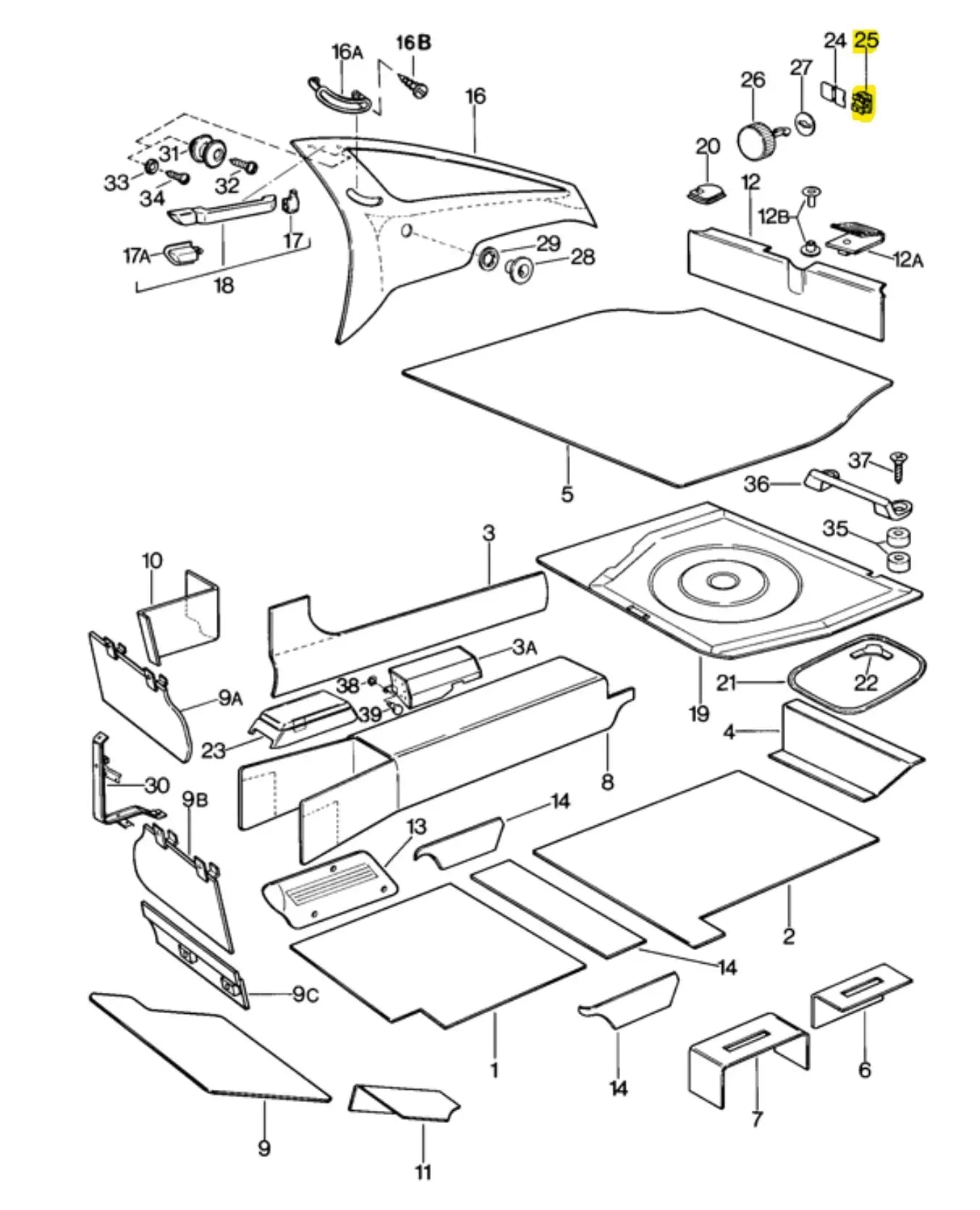 Porsche - 928 gereedschap montageset - 928-944parts