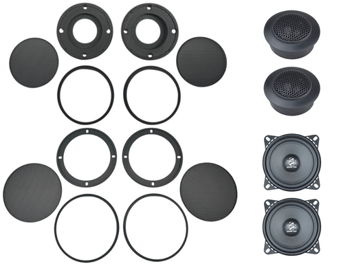 Porsche 928 Ground Zero GZIC 400FX door speaker upgrade kit 1983-1995