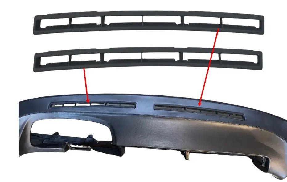 Porsche 928 ventilatierooster bij lederen dashboard '78 -'89 - 928-944parts