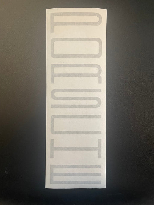 Porsche + 928S - sticker achterbumper 2 stuks - 928-944parts