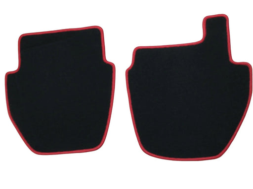 Porsche 944 turbo matten set rood-zwart - 928-944parts