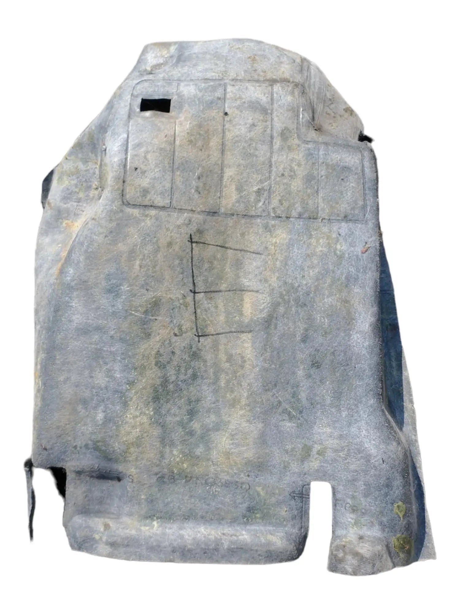 Porsche 944 vloermat bestuurderskant zwart - 928-944parts