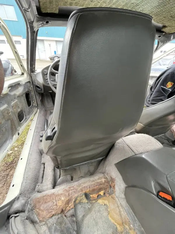 Porsche 928 voorstoelen - elektrisch - donkergroen - getest Origineel Porsche