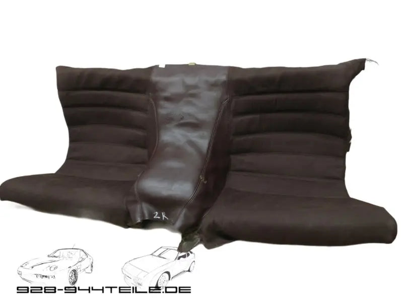 Porsche 924/944 achterzitje skai/stof - rood - Porsche inscriptie Origineel Porsche