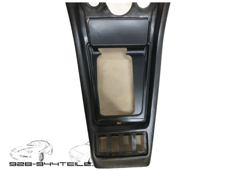 Porsche 928 middenconsole - zwart (excl. asbak) vroeg zonder tempsensor Origineel Porsche