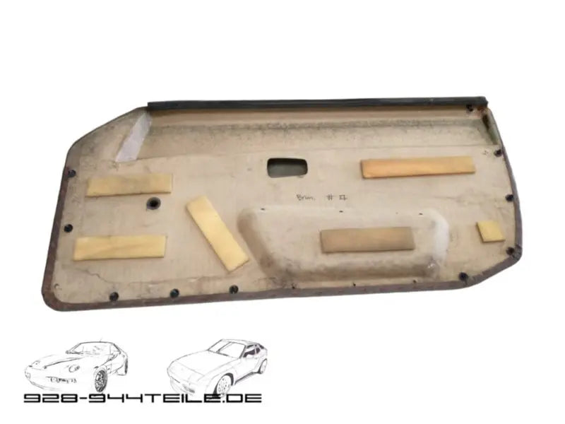 Porsche 944 type 1 - deurpaneel bruin - bestuurderskant Origineel Porsche