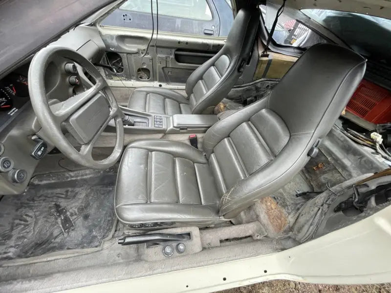 Porsche 928 voorstoelen - elektrisch - donkergroen - getest Origineel Porsche