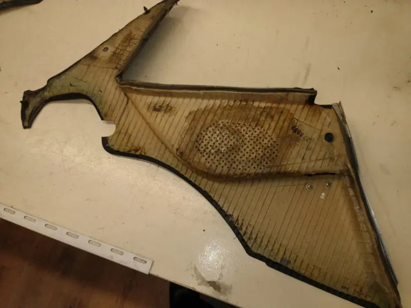 Porsche 944 bekledingspaneel achterzijde - passagierskant - zwart Origineel Porsche