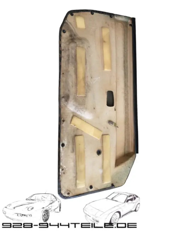 Porsche 944 type 1 - deurpaneel zwart - bijrijderskant Origineel Porsche