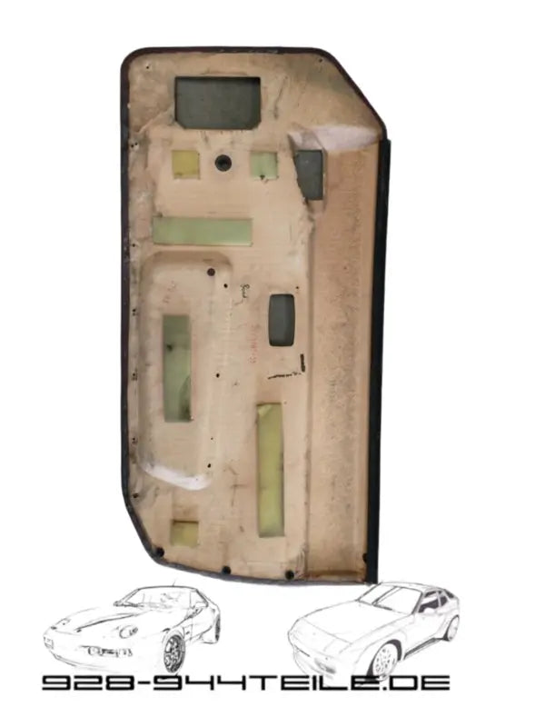 Porsche 944 type 2 deurpaneel rood- bijrijderskant Origineel Porsche