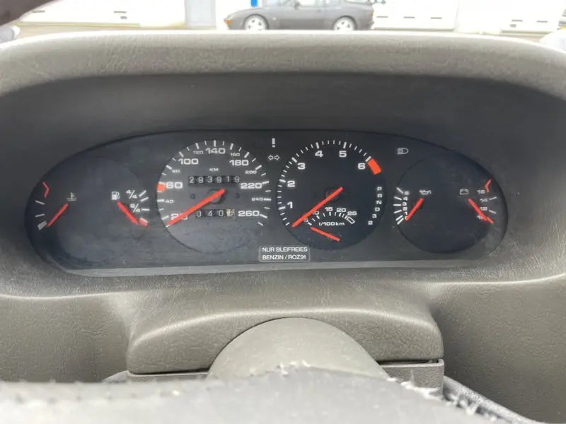 Porsche 928 S3 instrumentencluster - getest - EU - 