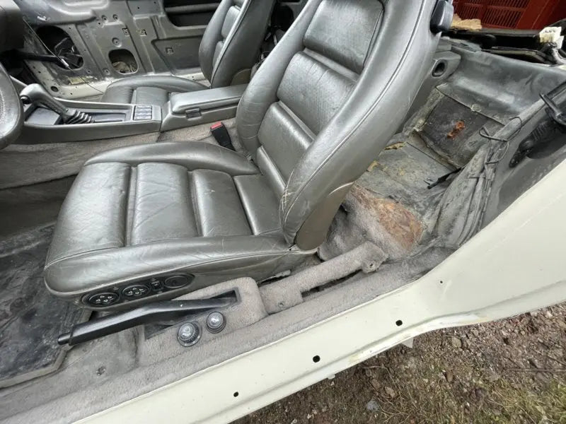 Porsche 928 voorstoelen - elektrisch - donkergroen - getest Origineel Porsche