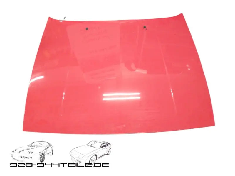 Porsche 944 type 1 - motorkap - rood Origineel Porsche