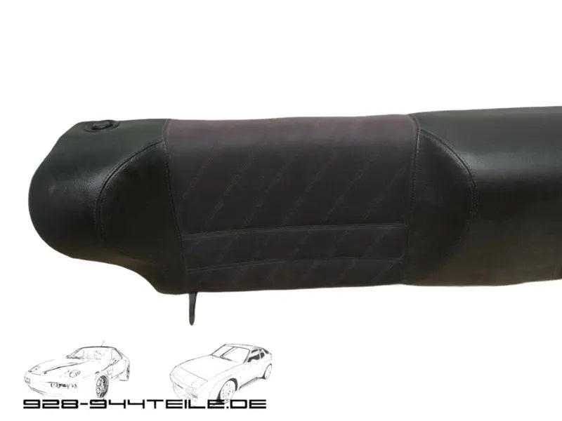 Porsche 944 achterbankje Porsche inscriptie - zwart/wit Origineel Porsche