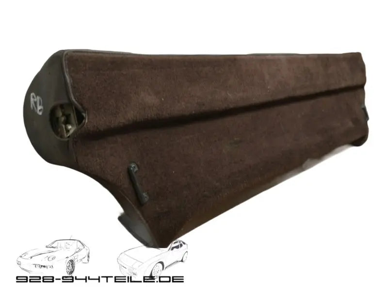 Porsche 944 achterbankje - rood - stof/skai - Porsche inscriptie Origineel Porsche