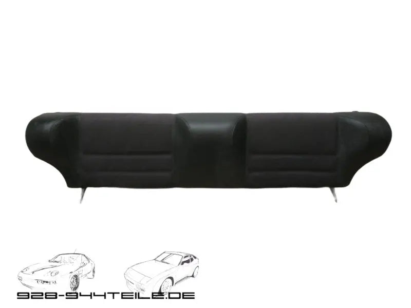 Porsche 944 achterbankje Porsche inscriptie - zwart/wit Origineel Porsche