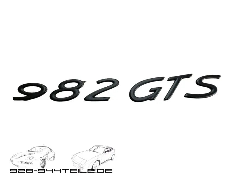Porsche 928 GTS - type aanduiding achterbumper