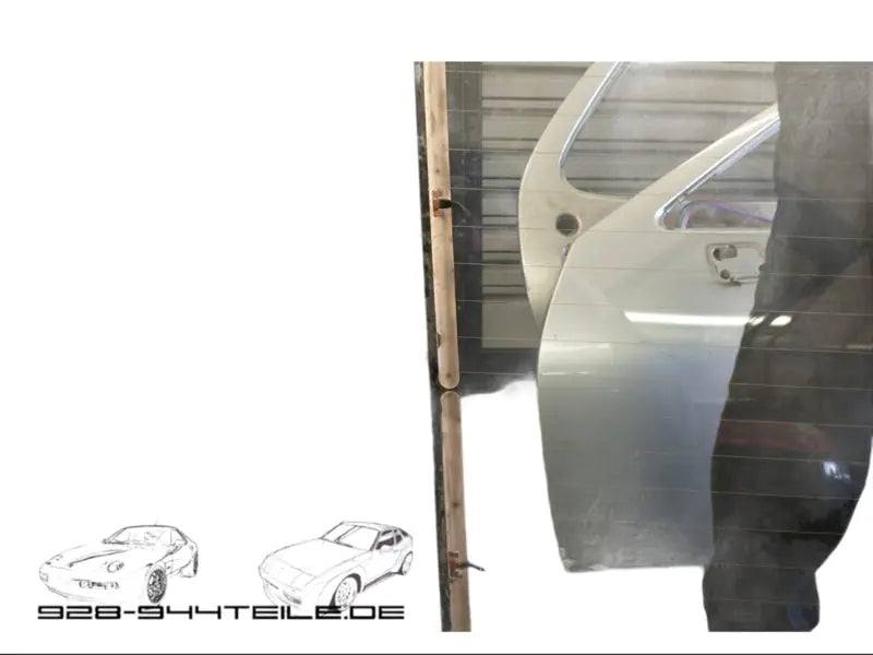 Porsche 928 - achterruit - wit Origineel Porsche