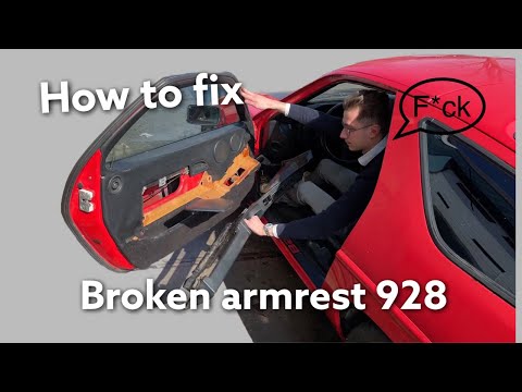   Porsche 928 armrest repair kit instruction video