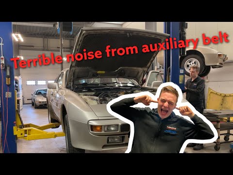 Porsche 944/968 extra looprol multiriem modificatie (airco)
