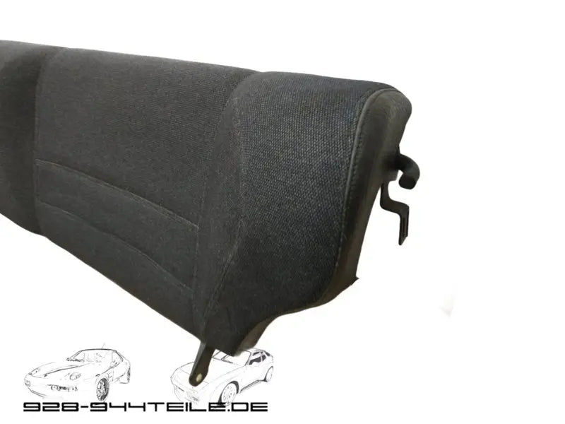 Porsche 924/944 achterbankje - stof - zwart - 928-944parts
