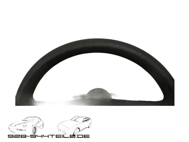 Porsche 924/944 stuur - leer - zwart - 4-spaaks - 928-944parts