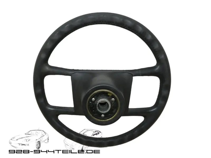 Porsche 924/944 stuur - leer - zwart - 4-spaaks - 928-944parts