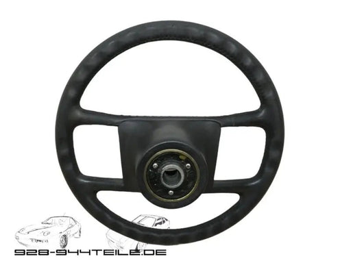 Porsche 924/944 stuur - leer - zwart - 4-spaaks - 928-944parts